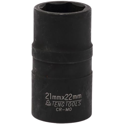 Teng 1/2In Dr. Impact Socket 21 X 22mm