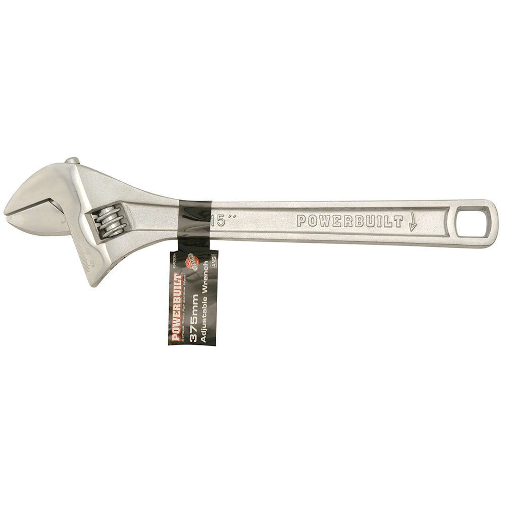 Powerbuilt Adjustable Wrench 375mm