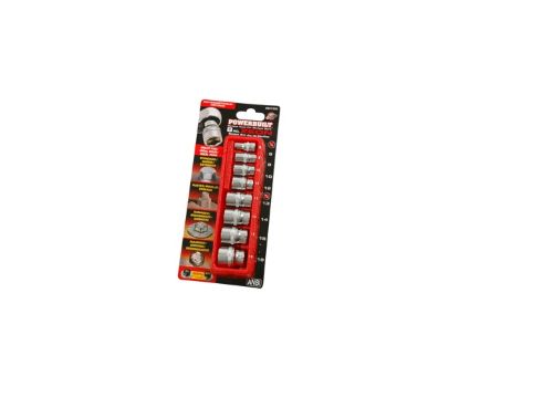 Powerbuilt Metric Socket Set 1/4in Dr, 3/8in Dr 52Pc