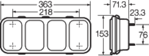 Narva Module Led S/Tail/ind 12Vrevrh