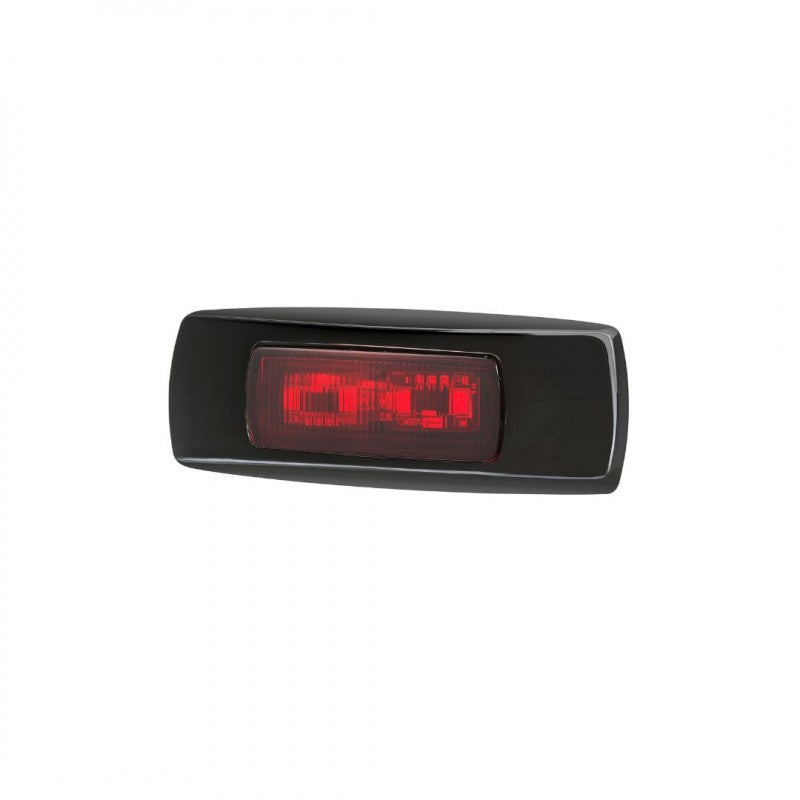 NARVA 9-33V MDL68 LED REAR END OUTLINE MARKER RED 0.5M BLACK
