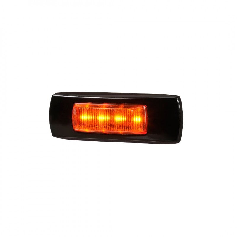 NARVA 9-33V MDL68 LED SIDE DIRECTIONAL INDICATOR AMBER 0.5M BLACK