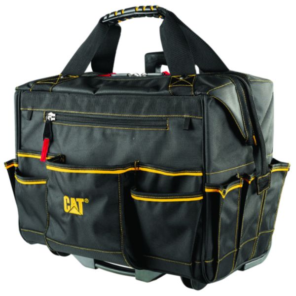 Cat Professional Rolling Tool Bag W/Trundler Handle