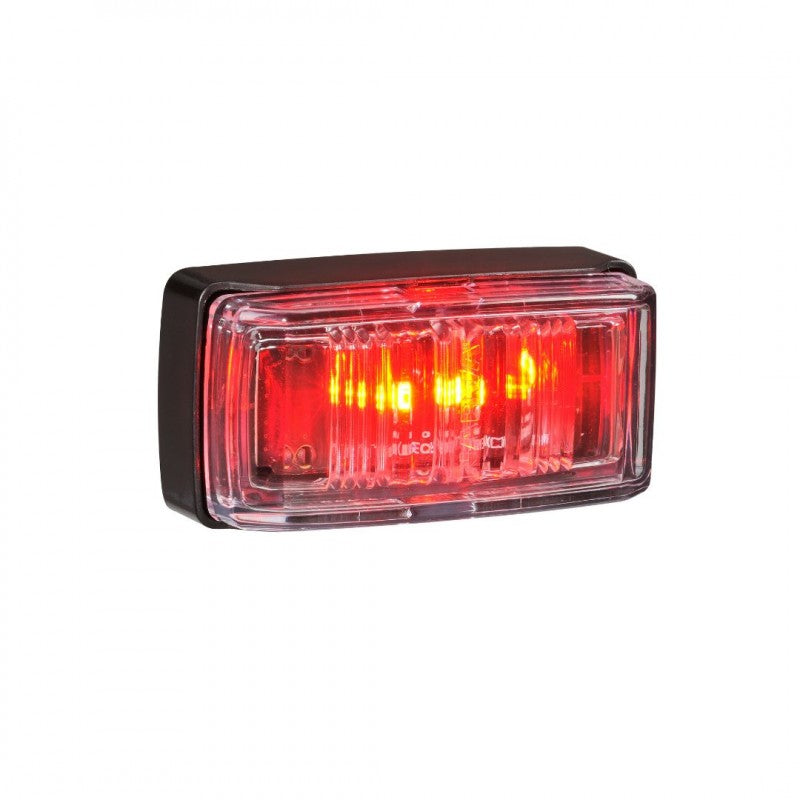 NARVA 9-33V MDL80 LED REAR END OUTLINE MARKER (RED) BLACK BLK 0.5M