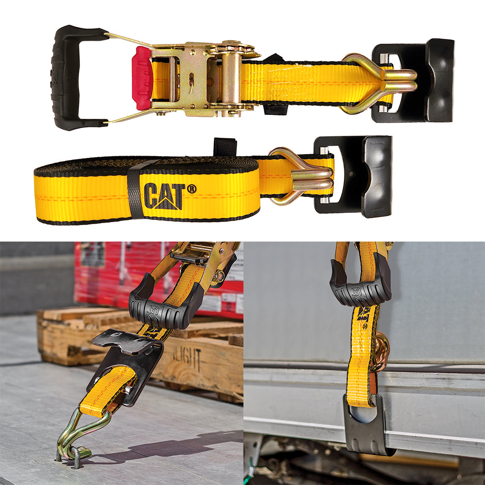 CAT Heavy Duty Ratchet Tie-Down - 2in1, 2,270KG 9M x 50mm