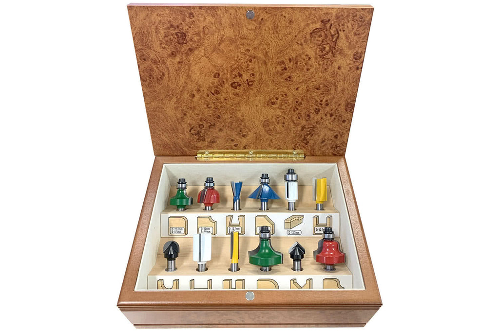 12 Piece Router Bit Set Makita 12PC ROUTER BIT SET 1/4 SHANK