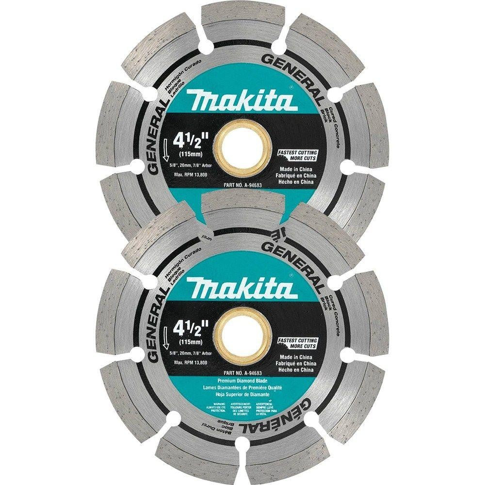 Makita Diamond Blade 115mm Seg X2Pk