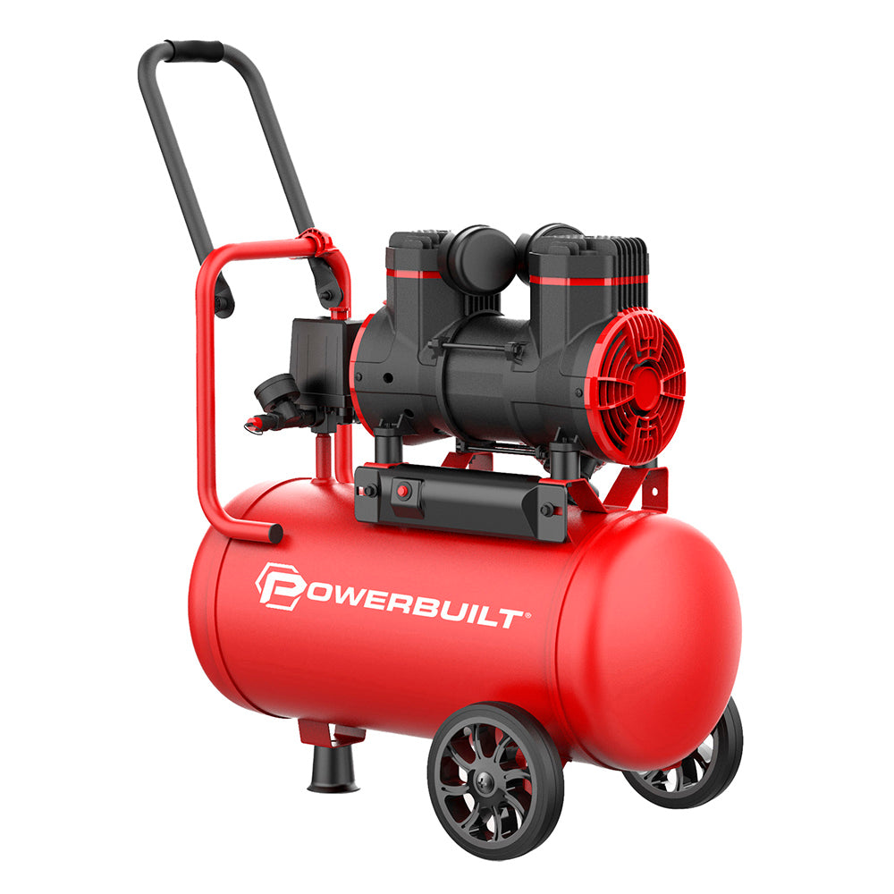 Powerbuilt Air Compressor 24L 1450W Oil Less