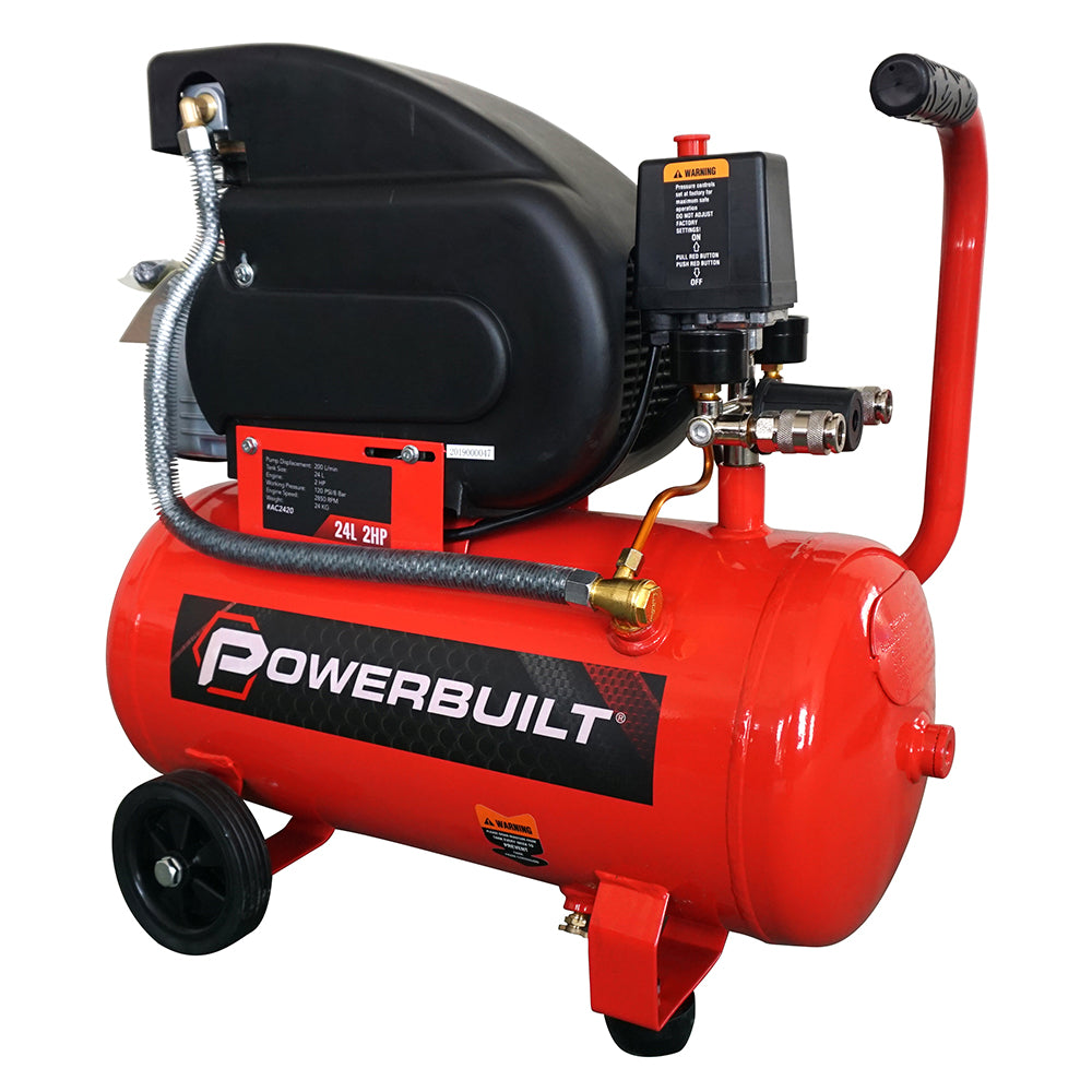 Powerbuilt Air Compressor 24L 2Hp