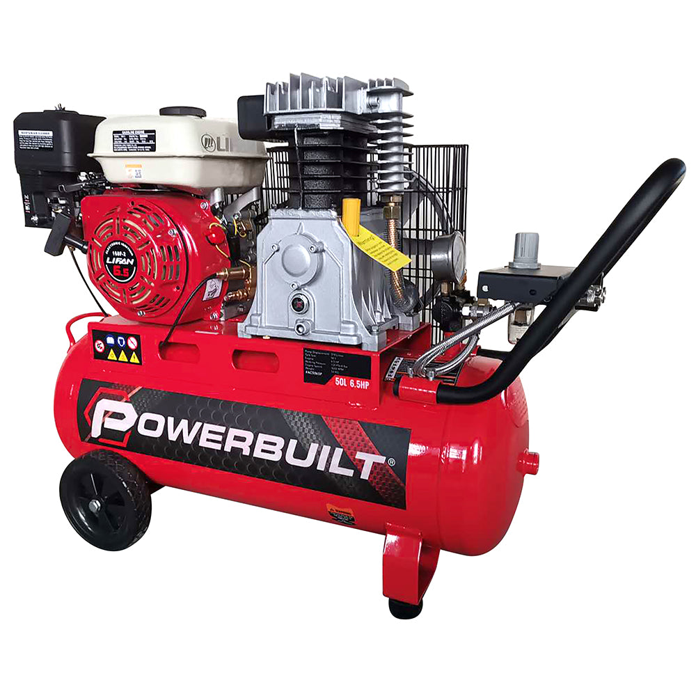 Powerbuilt Air Compressor 50L 2.5Hp Lifan Engine