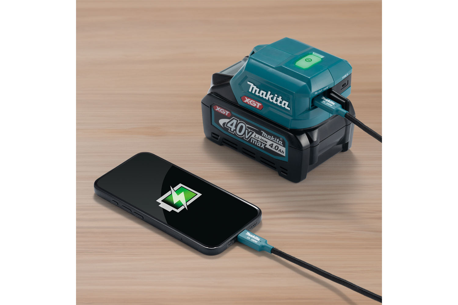 Makita 40VMAX XGT USB TYPE-C ADAPTER