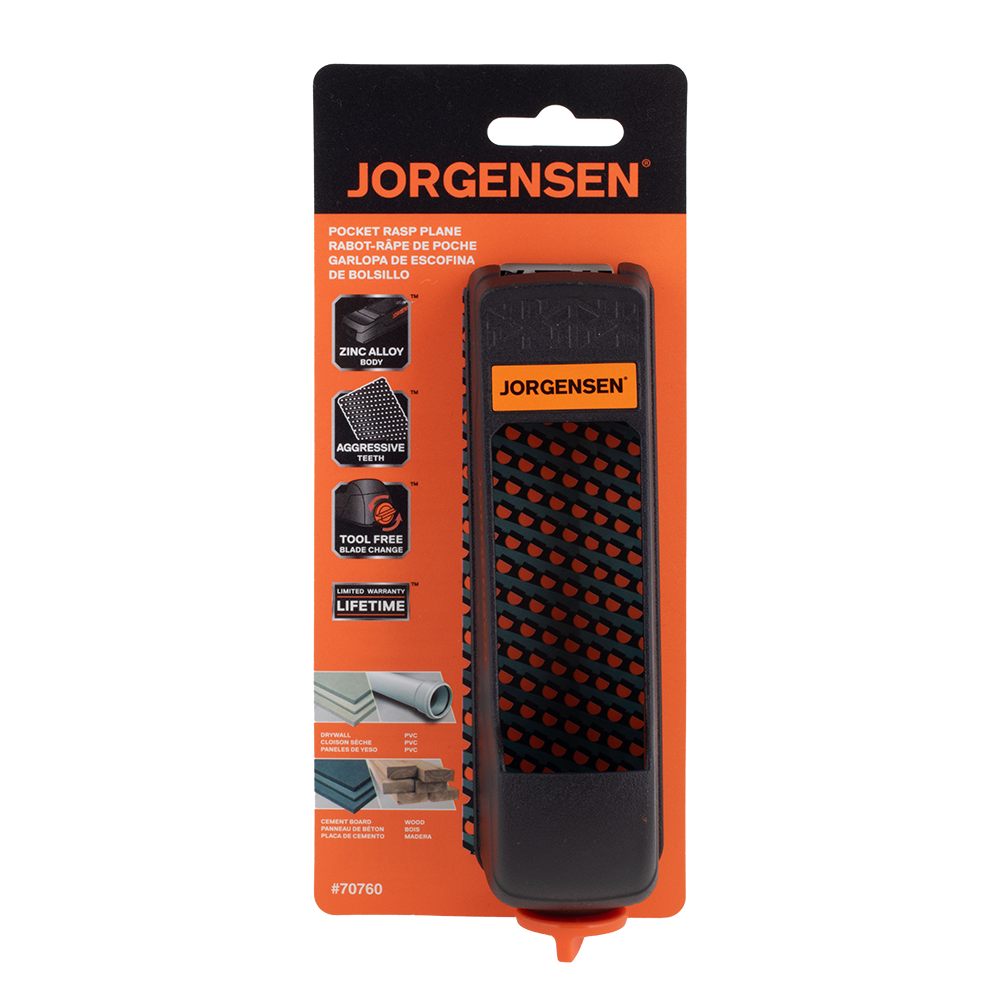 Tool Pro Pocket Rasp JORGENSEN Pocket Rasp Plane