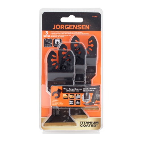 JORGENSEN 44mm Titanium Coated Oscillating Blades - 3 Pack