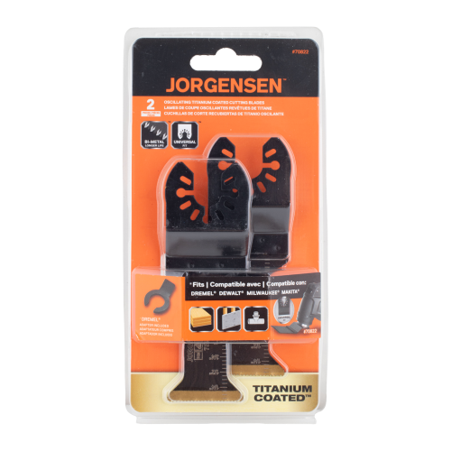 JORGENSEN 32mm Titanium Coated Oscillating Blades - 2 Pack
