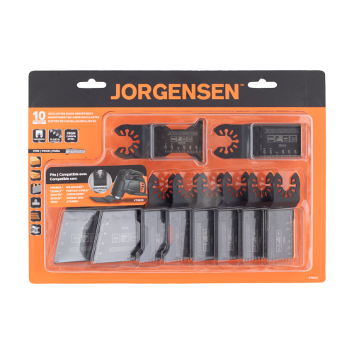 JORGENSEN 10pc Oscillating Blades Assortment Pack