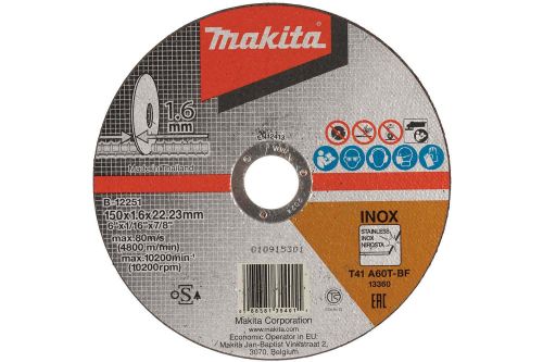 Makita 150mm Cutting Disc INOX
