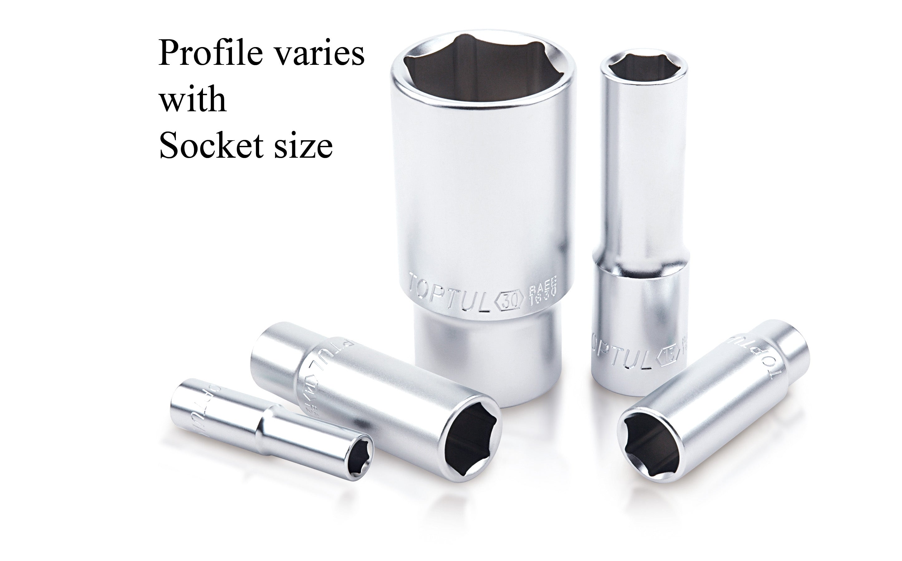 Toptul Socket Deep 1/2inDr x 13mm
