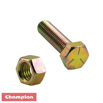 Champion 1/4in X 1/2in Set Screw & Nut A - Gr5