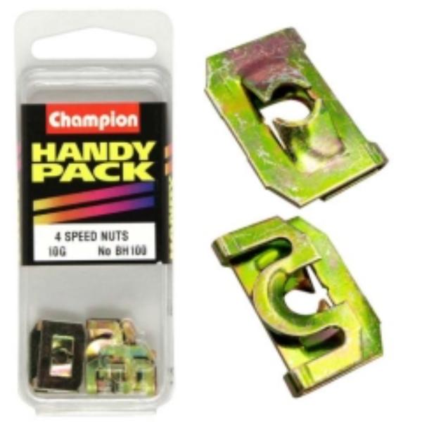 Champion 10G x 1/2in x 11/16 Speed Nut 4 pack