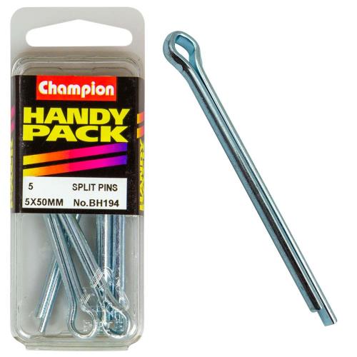 Champion 5.0 X 50mm Split Cotter Pin