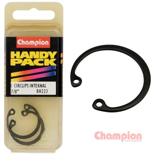 Champion Circlips-Internal Shaft-7/8in (Rtw22) 3 pack