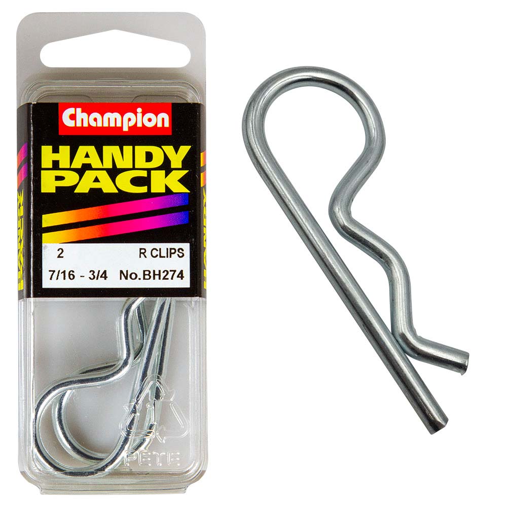 Champion 7/16In - 3/4In Shaft R-Clips