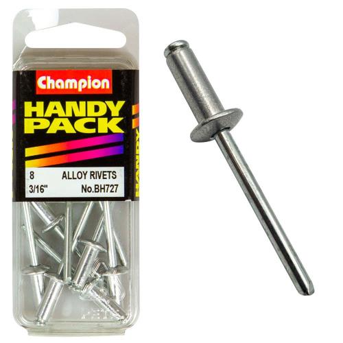 Champion Aluminium Blind Rivets - 3/16In Medium