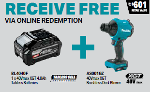 Makita 40Vmax XGT Brushless 50cm 20 inch Chainsaw
