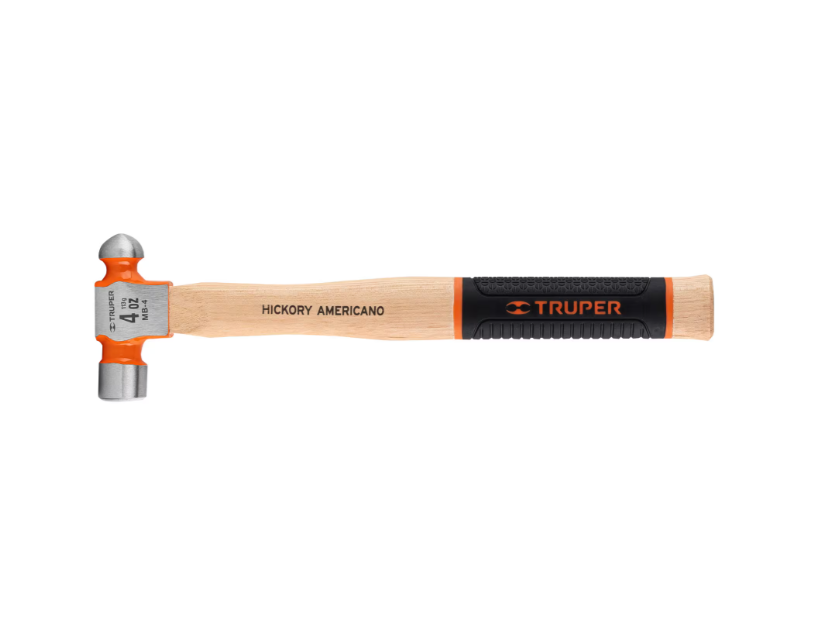 Truper Engineers Hammers Ball Pein 4oz Hickory Handle