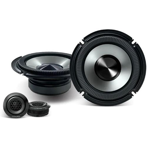 ALPINE BASSREV-SERIES 6.5" COMPONENT SPEAKER 50W RMS 2-WAY