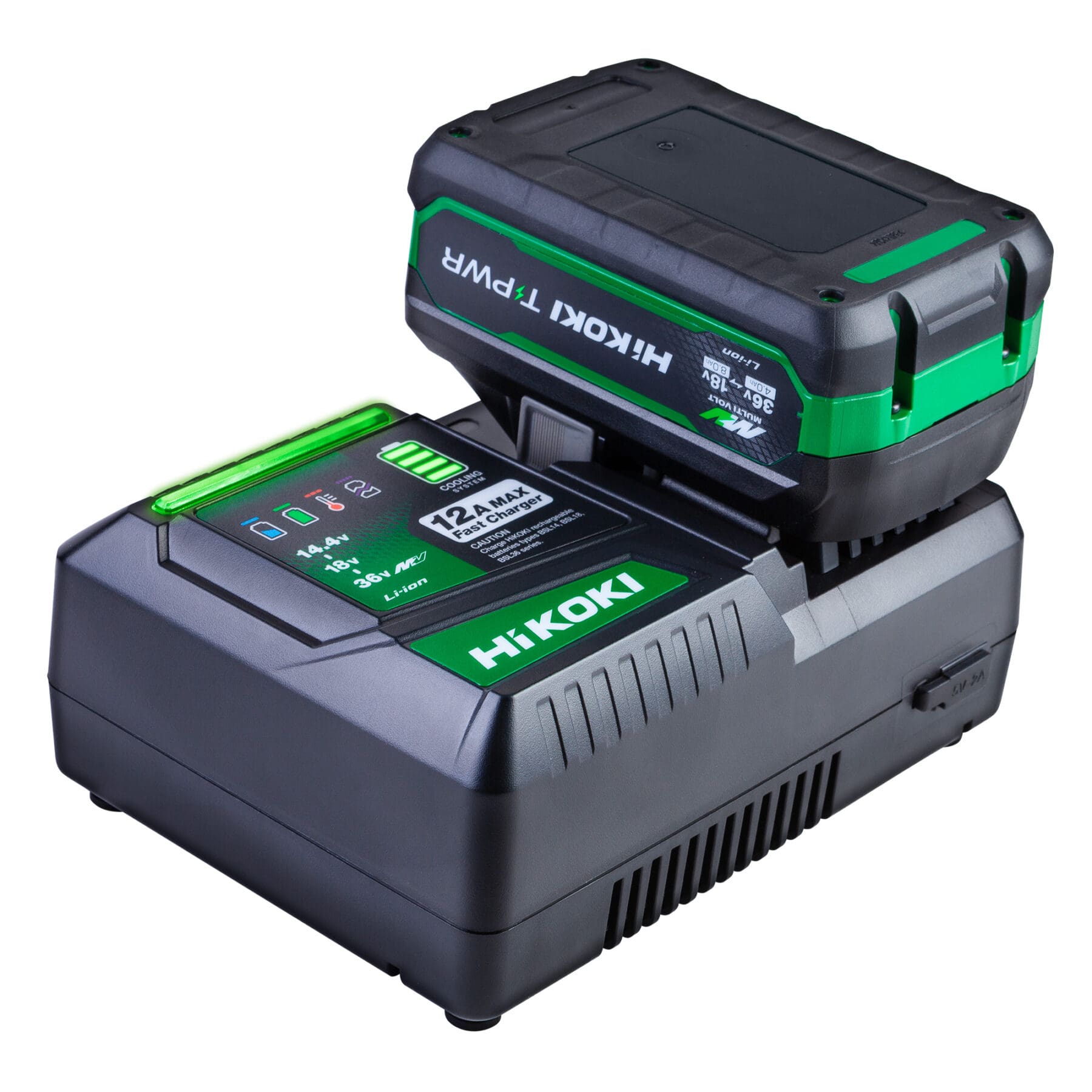 Hikoki T-PWR Battery & 12A Max Fast Charger with Multi Cruiser Case Starter Kit