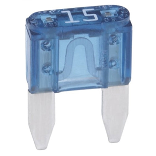 Champion 15Amp Mini Blade Fuse Blue -15Pk