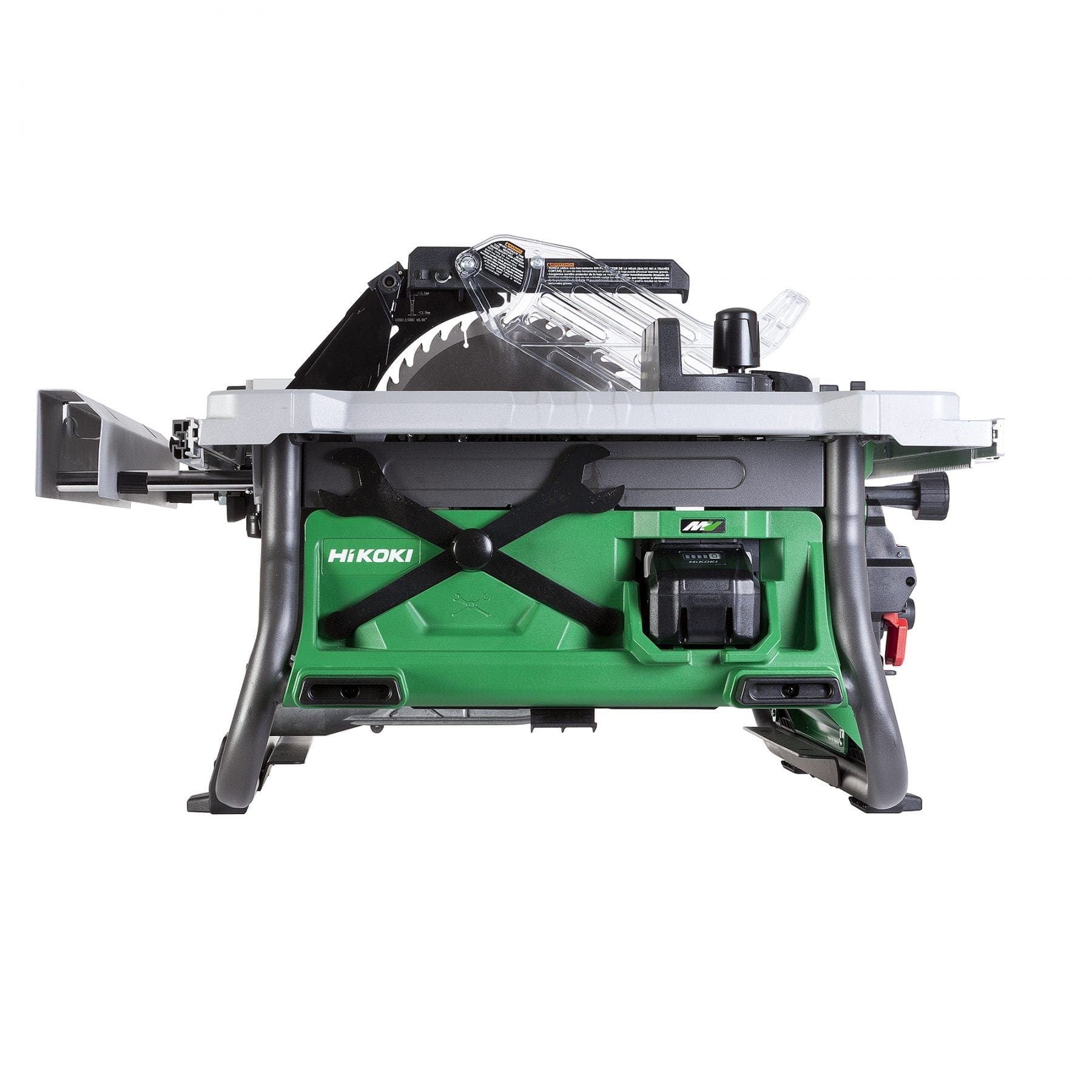 Hikoki 36V Brushless 254mm Worksite Table Saw T-PWR Kit 1 x BSL3640MVT, 1 x UC36YSL2