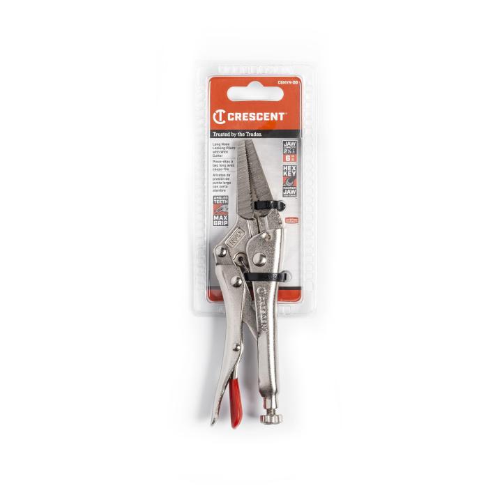 CRESCENT LOCK PLIER LONG NOSE 6 INCH