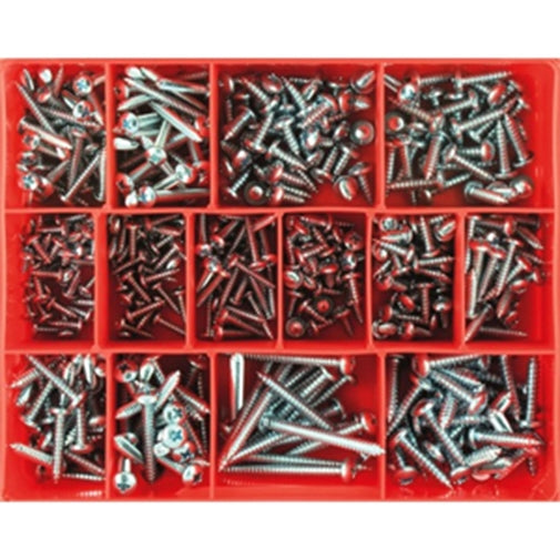 Champion 415Pc Self Tapping Screw Assortment-Pan Hd Phillips