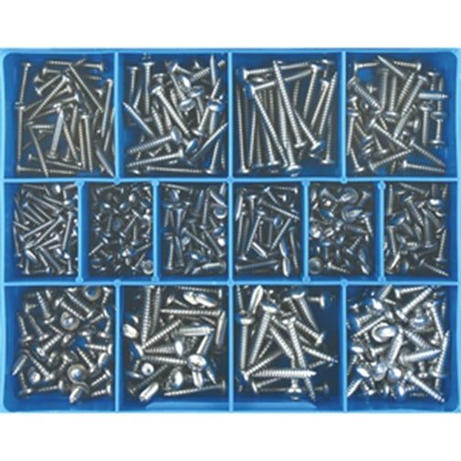 Champion 415Pc Stainless Self Tapping Screw Assortment