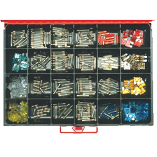 Champion Master Kit 300Pc Auto Fuse Asst- Glass, Std Blade