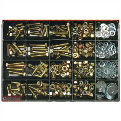 Champion Master Kit 401Pc 10mm Bolt & Nut Asst Gr8.8