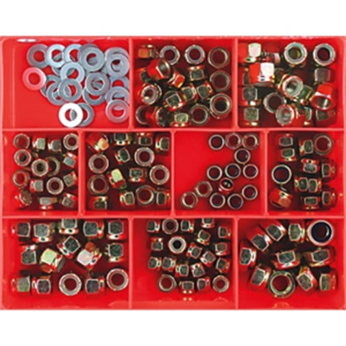 Champion 166Pc mm/Unc/Unf Self Locking Nut Assortment