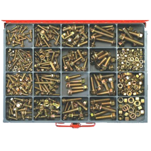 Champion Master Kit 455Pc Metric Hex Flange Head Bolt & Nut