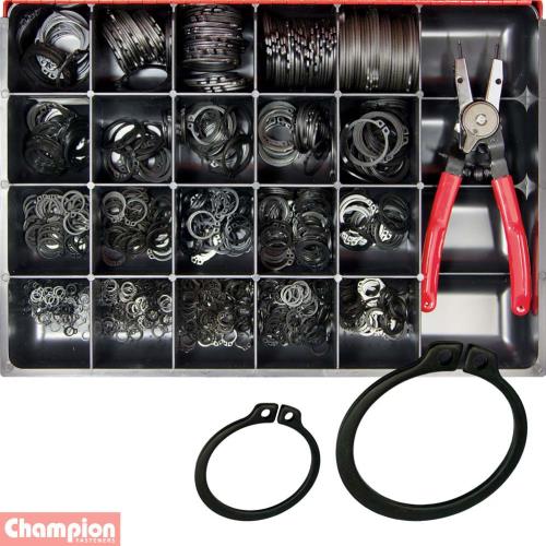 Champion Master Kit 876pc Imperial External Circlip