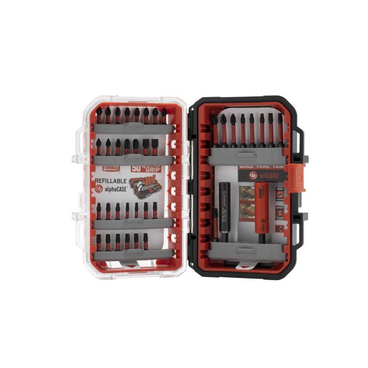 Crescent 38 PIECE ALPHACASE IMPACT DRIVER BIT SET
