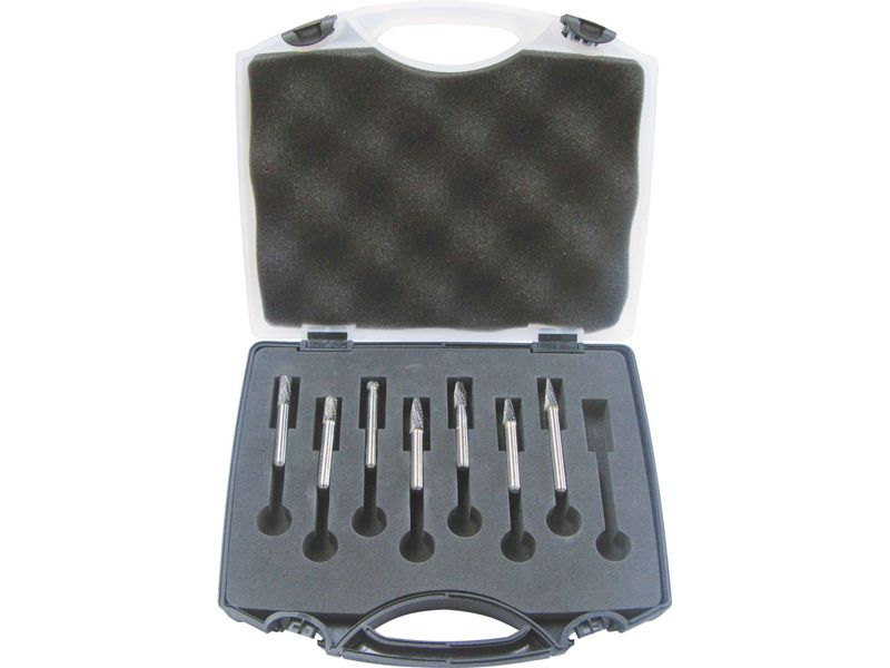 Holemaker 7Pc Carbide Burr Set-1/4In Headx1/4In Dc