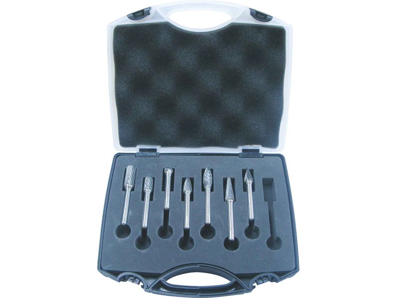 Holemaker 7Pc Carbide Burr Set-3/8In Headx1/4In Dc