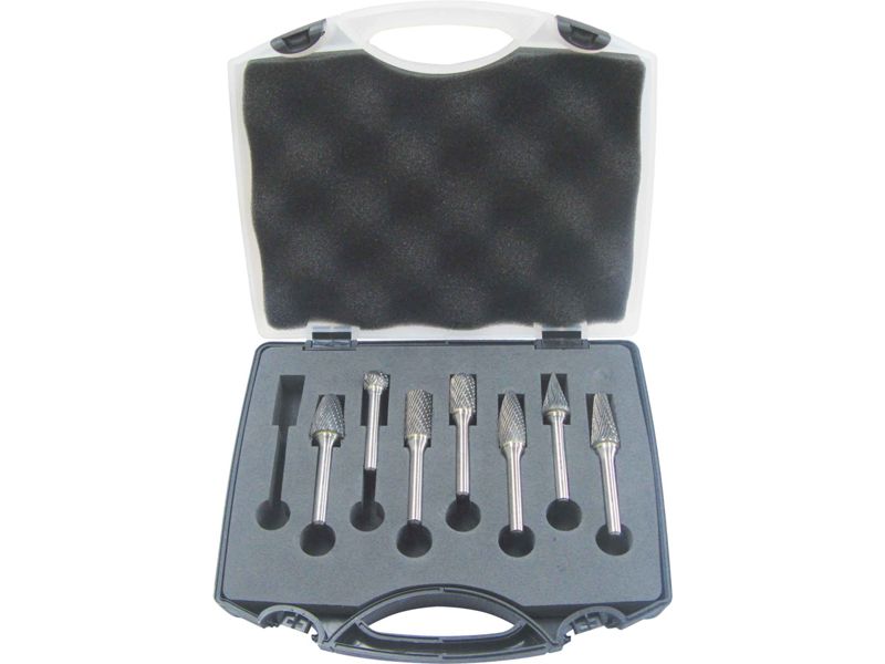 Holemaker 7Pc Carbide Burr Set-1/2In Headx1/4In Dc