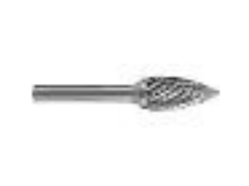 Holemaker Carbide Burr 1/4X5/8Inx1/4In Tree Pointed End Dc