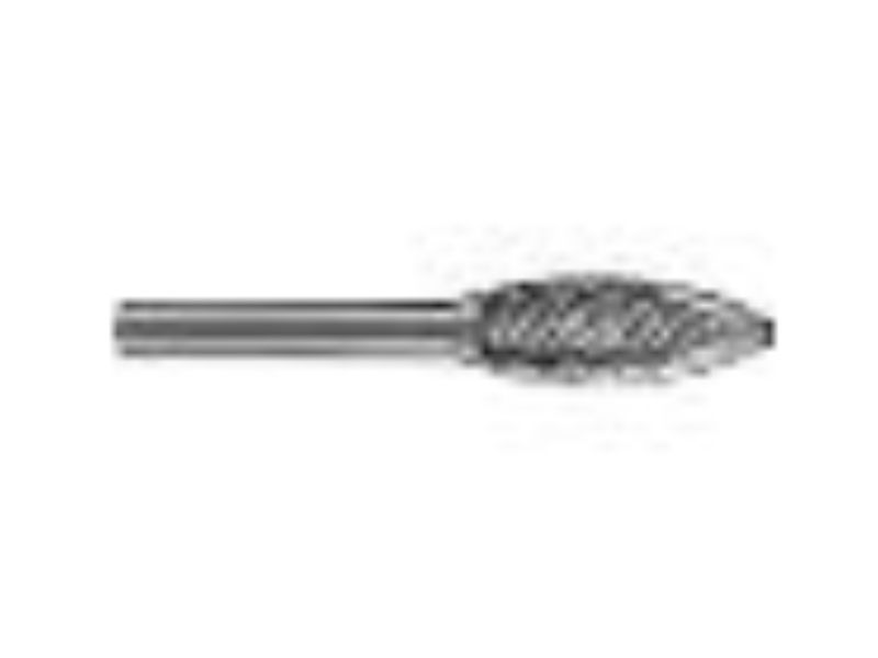 Holemaker Carbide Burr 1/4X5/8Inx1/4In Flame Shape Dc