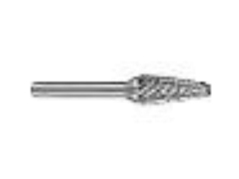 Holemaker Carbide Burr 1/4X5/8Inx1/4In Tapered Radius Dc