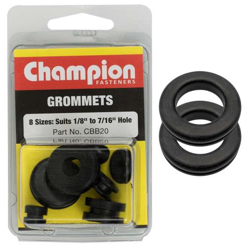 Champion 8Pc Imperial Wiring Grommet Assortment