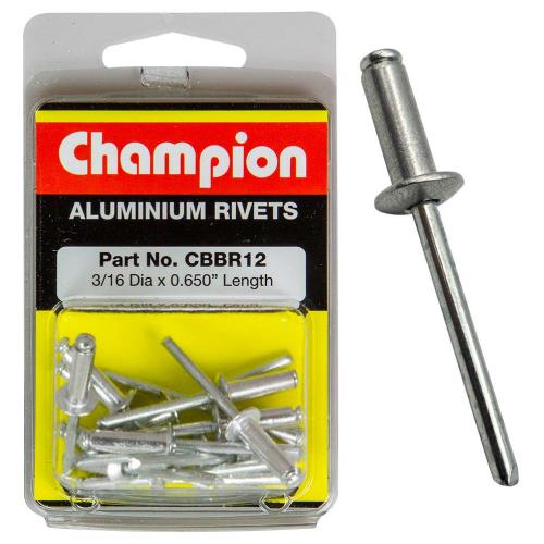 Champion 3/16in x 0.650 Rivet Pack of 15